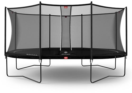 BERG Grand Favorit Regular Trampolin oval 520 cm Schwarz