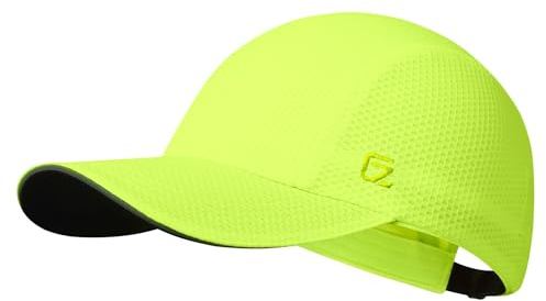 GADIEMKENSD Women's Race Day Running Cap Performance Mesh Hat Excellent Ventilation Lightweight Reflective Safety