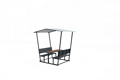 greemotion Garten-Set Ombra, anthrazit, inkl. Dach, ca. 248 x 220 x 133 cm