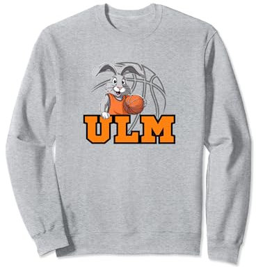 Ulm Basketball Fan Support Schwaben Stadion orange weiss Sweatshirt