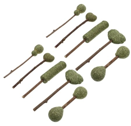 FOMIYES 10 Stück Katzenminze Lutscher Essbare Katzensnacks Natürliche Katzenminze Sticks Für Katzen Zur Der Verdauung Und Zahnpflege Interaktive Spielzeuge Für Katzen Gemischte Sorten
