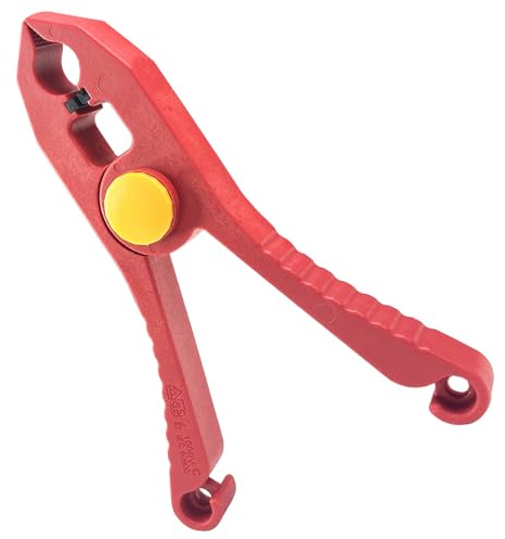 WEDO Insulated Plastic Spring Clamp,Insulated Round Nose Plastic Pliers,VDE 1000V,Length150mm,Spring Clamp for Instrument Installation and Circuit Breaking,Anti-Slip Handle,IEC 60900,GS Certificate
