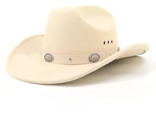 FULUJIDI Fedora Trilby Filzhut Hut Hut Für Frauen Männer Vintage Fedora Hut Damen Fascinator Zylinder Unisex Breite Krempe Panama Filz Kappe 56-58Cm Beige