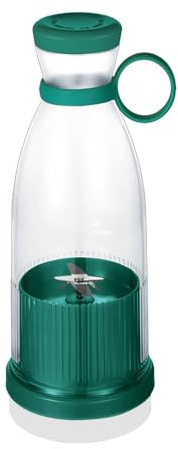 Portable Blender, 350ml Personal Blender for Shakes, Rechargeable Fruit Veggie Juicer Cup with Six Blades, Mini Blender for Travel, Gym, Office