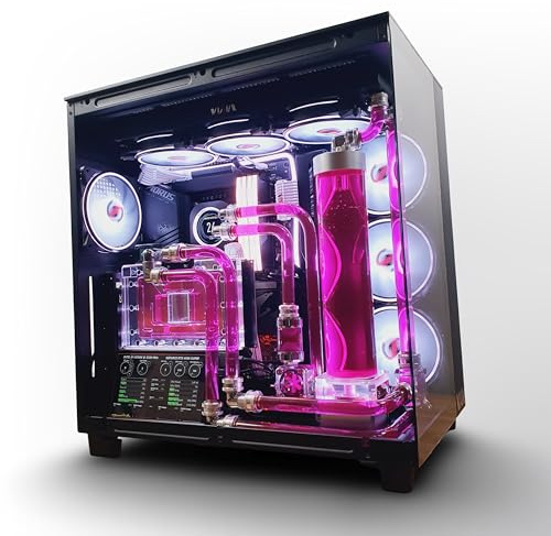 VIXIA High End Custom Watercooled Gaming PC - Intel Core i9 14900K - Gigabyte GeForce RTX 4090 - Corsair DDR5 64GB - Samsung 990 Pro PCIe4.0 NVME 2TB - Dual Cooling - VXD-80B2