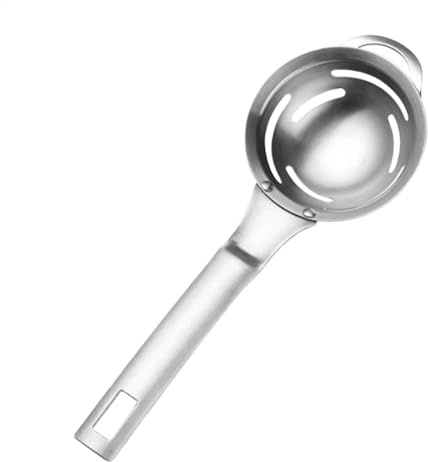 Egg Separator for Raw Eggs, Practical Yolk White Filter, Egg White Separator, Practical Egg Yolk Extractor, Hangable Egg Splitter Tool, Egg Extractor for Baking, Cooking, and Meal Preparation