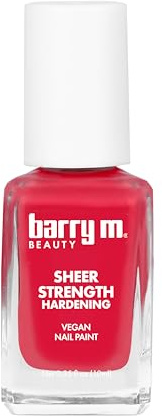 Barry M Sheer Strength Nail Paint Sheer Diva | Coral/Red Nail Polish