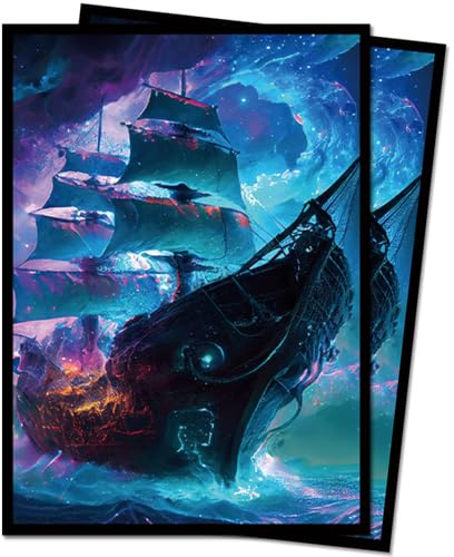 MTG-Kartenhüllen, matt, TCG-Kartenschutzhüllen, Größe ist 6,6 x 9,1 cm, anwendbar für OCG CCG DTCG PTCG, passend für Karten in Standardgröße (Schiff), 100 Stück