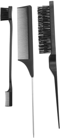 Gatuida 3pezzi Spazzola Per Tintura Dei Capelli Pettine Pratico Per Capelli Pettine Per Mèches Spazzola Per Sopracciglia Strumenti Per Colorazione Dei