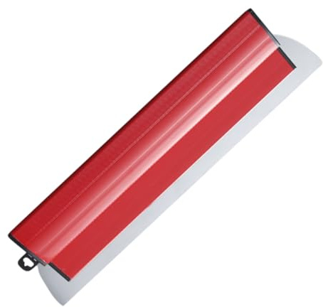 TOVINANNA Espátula Alisadora De Paneles De Yeso 40 Cm Roja Herramienta Manual Para Enlucir Paredes Profesional Portátil Para Acabado De Yeso y Reparaciones Domésticas