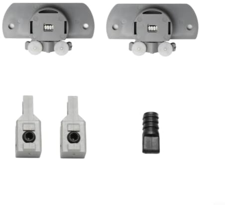 Momfin 2 Pz Porta Divisoria Scorrevole per corridore Porta Scorrevole Carrello Rail Hanger Per Smooth Glide Funzionamento Silenzioso Parti di Ricambio Per RV Campeggio