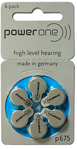 Power One P675 Hearing Aid Batteries