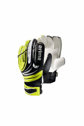 Erima Torwarthandschuh Talent Pro, Schwarz/Lime/Weiß, 8, 722205