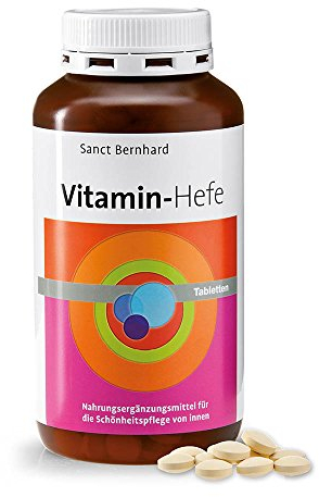 Sanct Bernhard Vitamin-Hefe-Kapseln- 500 Tabletten, 1er Pack (1 x 271 g)