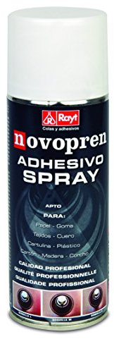 Rayt 1635-61 Novopren Adhesivo en Spray para fijación de múltiples materiales. Limpio, rápido y fácil de usar, 400ml