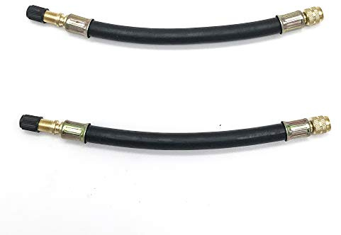 Schneespitze 2 Stück Reifenventil Verlängerung Adapter,Länge 210mm Ventilverlängerung Schlauch Tool,Adapter Reifen Gummi Air Rohr Schlauch für Auto Motorrad Scooter Reifen