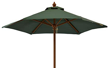 Kai Wiechmann Sonnenschirm 150 cm grün für Strand Balkon mit Tragetasche