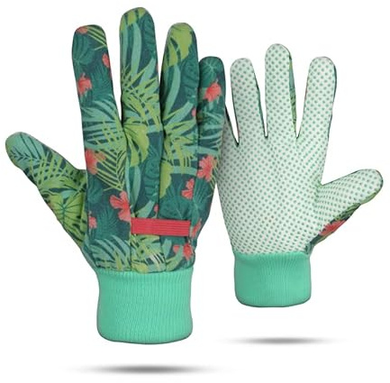 Bestlivings Gartenhandschuhe M/L (8-8,5) für Damen/Herren - Atmungsaktiv - (2 Paar) Robuste Schutzhandschuhe - Antirutsch Beschichtung - Für Pflanz und Gartenarbeit