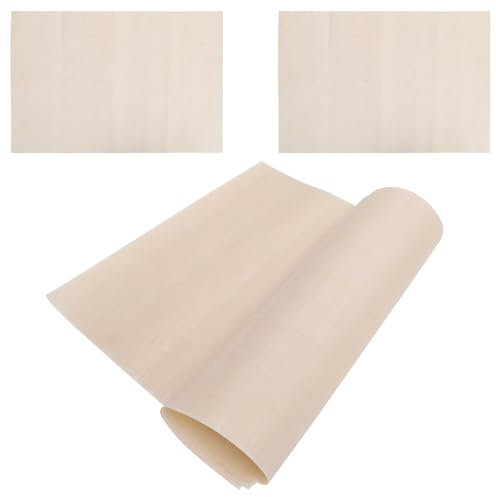 PRETYZOOM 3 Stück Blätter Backform wiederverwendbare Grillmatte Ofen Bratpfanne Makronen Backmatte Antihaft-Backmatte gewidmet Werkzeug Liner Backpapier Backgeschirr Hochtemperaturplane