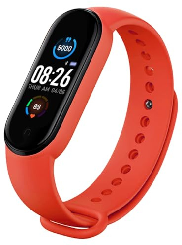 Smart Band Fitness Tracker, orologio intelligente impermeabile, fitness tracker con monitor della pressione sanguigna, cardiofrequenzimetro, notifica, contapassi, smart watch per Android iOS