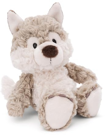 NICI FOREST FRIENDS Loup Winny 20 cm - Peluche douce pour câliner, jouer et aimer, Peluche produite de manière durable - 49946
