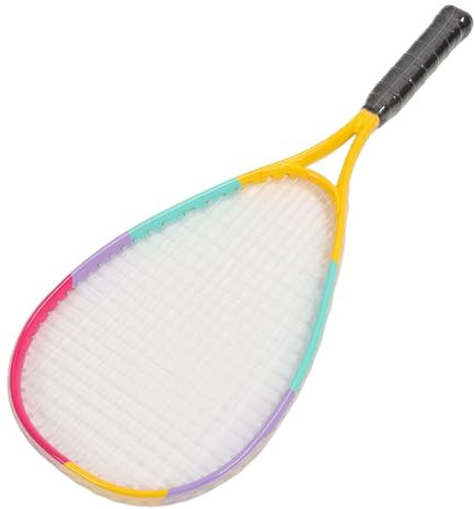 Racchetta da Squash, Racchetta da Squash da 23 Pollici Racchetta da Squash Leggera per Giovani Junior Racchetta Grande da Allenamento per Assorbimento degli Urti con Custodia per