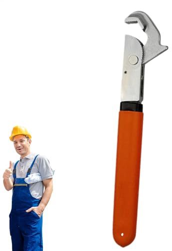 Automatisk justering av rörnyckel – justerbar skruvnyckel rörtång – multifunktionell automatisk storlek skiftnyckel, rörnyckel för tätt utrymme reparationsarbete