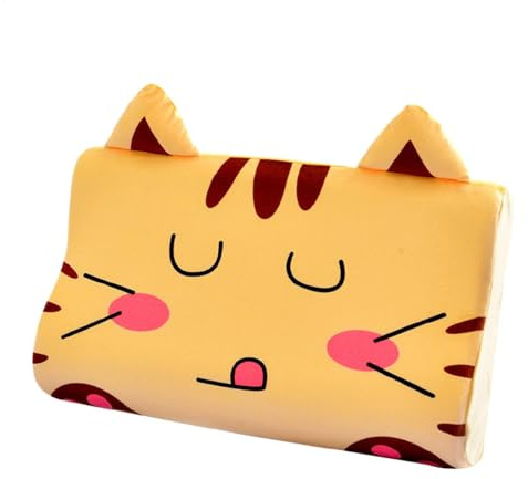 Schlummerkids Kissen, 16X10 Inch Calmly Kinderkissen, Süßes Tier Schlummerkids Kinderkopfkissen, Atmungsaktiv Kuschelkissen Kinder, Ergonomisches Komfortkissen Kinder, für Junge & Mädchen