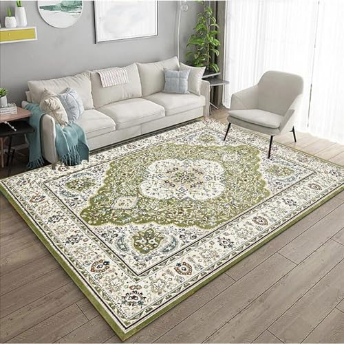 Alfombra suave al tacto con diseño Vintage de retales coloridos, alfombras antideslizantes for sala de estar, alfombra suave lavable antideslizante extragrande for decoración del hogar(Pattern 12,80*1