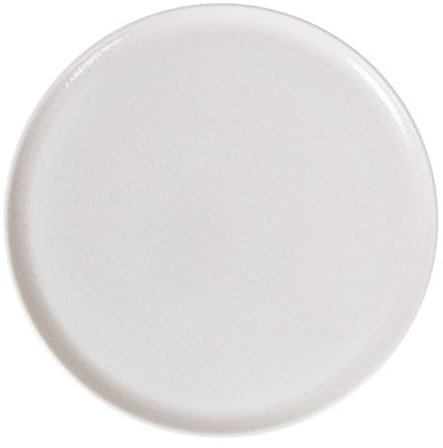 Assiettes de présentation rondes de 6 pièces plates et empilables,EMILY, plats principaux, salade et dessert, en porcelaine blanche - Dimension: 32 x 2 cm