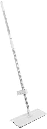 Yardenfun Trapeador Planos Húmedo y Seco Mopa de Microfibra de 35Cm Mango Largo y Almohadillas Reemplazables para Limpieza y Oficina Trapeador