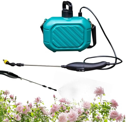 Pulvérisateur électrique à eau - Pulvérisateur extérieur rechargeable 5 l | pour jardinage extérieur, engrais électrique, utilisation dans le jardin, pelouse, patio, arrière-cour, agriculture, serre