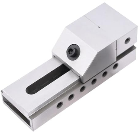 Suoumwa QKG73 Präzisionswerkzeug-Flachschraubstock, 3-Drehbank, Hochpräziser Schraubstock mit Hoher Härte, CNC-Werkzeuge