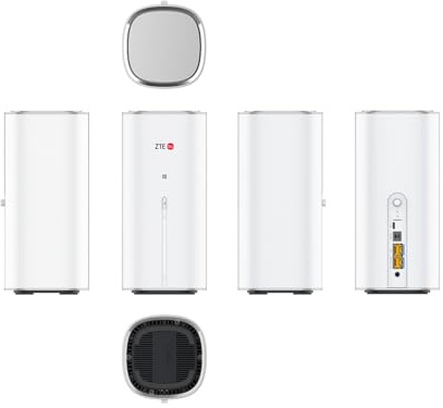 ZTE G5 Routeur 5G WiFi 7 – Vitesse Jusqu’à 3600 Mbps, Double Bande 2,4/5 GHz, Ports 2.5GE, Emplacement SIM 5G, Connexion Haut Débit sans Ligne Fixe