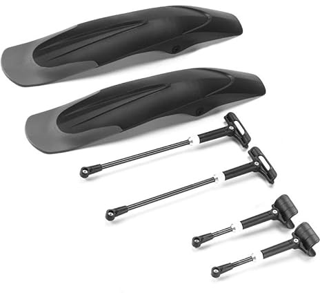 LKfjnhePF Guardabarros MTB Juego de Guardabarros Anchos for Bicicleta montaña 29 Pulgadas, Universal, Ajustable, Delantero y Trasero, for instalación en(Front Rear Set)