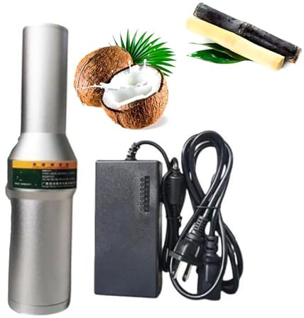 Mini éplucheur électrique de canne à sucre, outil de coupe de noix de coco, matériau en acier inoxydable, for noix de coco, citrouille, griffe d'hiver, taro, ananas
