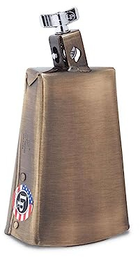 LP Latin Percussion LP322 Kuhglocke Prestige 7,25 Antique Brass Finish, messingbeschichtet, montierbar, starke Obertöne im mittleren Bereich