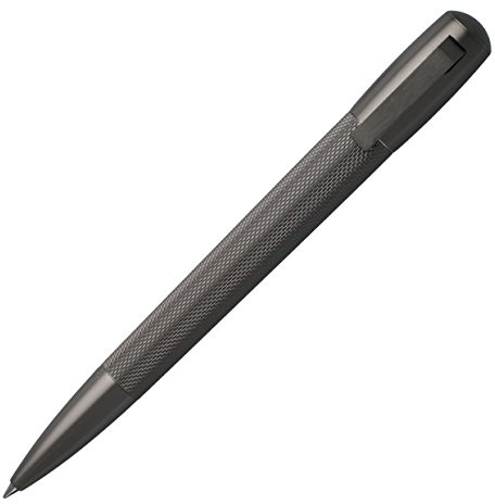 Hugo Boss HSY6034 Kugelschreiber Pure Matte Dark Chrome, 1 Stück (1er Pack)