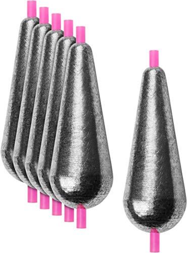 Storfisk fishing & more Wettkampfgewichte Set in Birnenform mit integriertem Silikonschlauch, Verschiedene Gewichte (2-20 g) auswählbar, für alle Angelarten