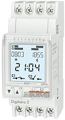 Suevia DigiAstro 2 Hutschienen-Zeitschaltuhr digital 230 V/AC 4000 W