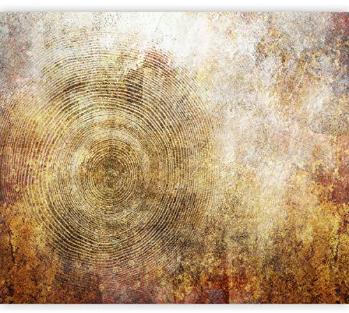 murando - Vlies Fototapete Holz Motiv 350x256 cm Vlies Tapeten Wandtapete XXL Moderne Wanddeko Industrial Style Design Beton Effekt Wand Dekoration Wohnzimmer Schlafzimmer Büro Betonoptik Vintage