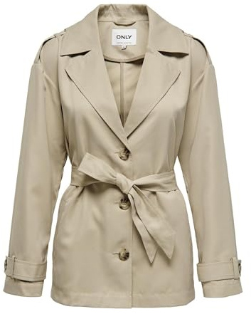 ONLY Trench femminile ONLLINE Trench, humus, S