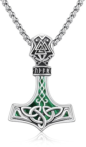 TwoAnts Wikinger Pfeil Halskette für Herren 925 Sterling Silber Schwarz/Gold Pfeilspitze Anhänger Wikinger Schmuck Vintage Geschenk für Damen