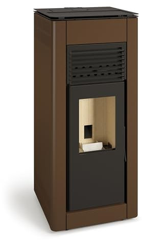 TJ - Estufa de Pellet Canalizable Nahia de 10 kW - Color MARRON