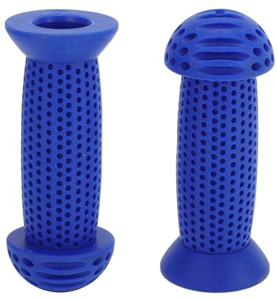 TUCKBOLD Child Bike Handlebar Grips Covers 100mm Long Soft | Children Bicycle End Grips Protector Blue 1 Pair