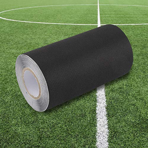 Aladeno Ruban adhésif pour pelouse Artificielle - Ruban de jonction pour Gazon synthétique - Gazon Artificiel pour Tapis de Maison, Jardin, Gazon - 0,15 x 5 m - Noir