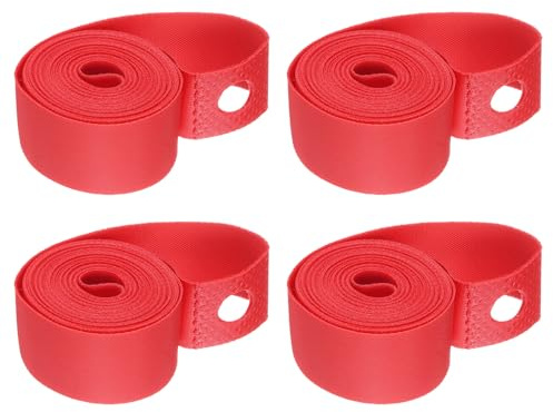 sourcing map 4 x Fahrrad-Felgenstreifen, 73,7 cm x 20 mm, Nylon, für Fahrradreifen, Felgenband, Innenschlauchband, kratzfest, Schutzpolster für Rennrad, MTB, Mountainbike