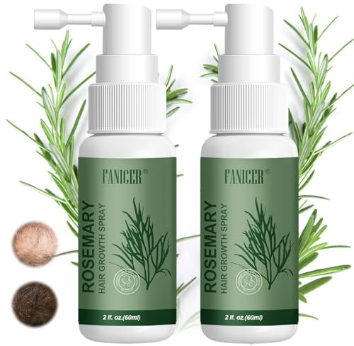 2x 60ml Olio Capelli,Crescita Capelli Rosmarino,Hair Root Serum, Ricrescita Capelli,Aumento Della Crescita Sani,Adatto a uomini e donne,Facile da Usare