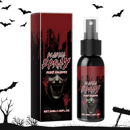 Künstliches Blut Spray | Koaguliertes Gelblut - 50ml Farbe Theaterschminke Für Kostüme Kleidung Vampir Cosplay Kinder Erwachsene Zombie Augen Verkleidung