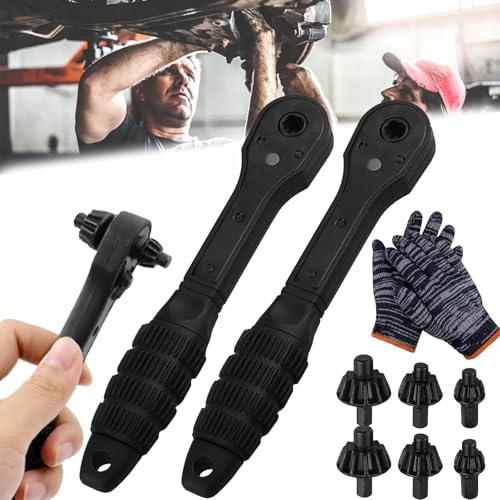 Portabrocas 2 en 1, llave de carraca, llave de carraca, 3 tamaños, herramienta de sujeción de fijación intercambiable, mini llave universal de doble cabeza para taladros eléctricos y potencia
